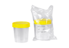 Urinbecher mit gelben Schraubdeckel (100 ml) steril 150 Stück